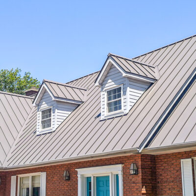 24g Graphite Grey Textured Standing Seam roof